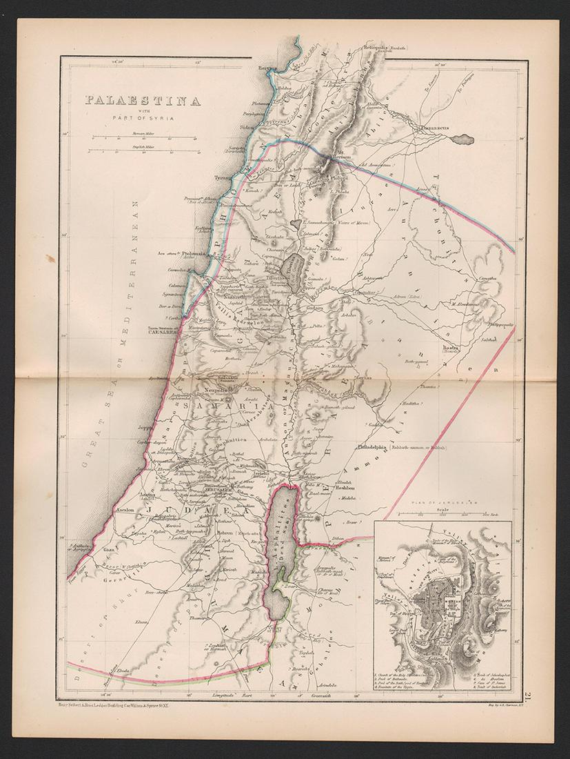 Map of Palestine in Classical Era (Hughes) (1 of 4)