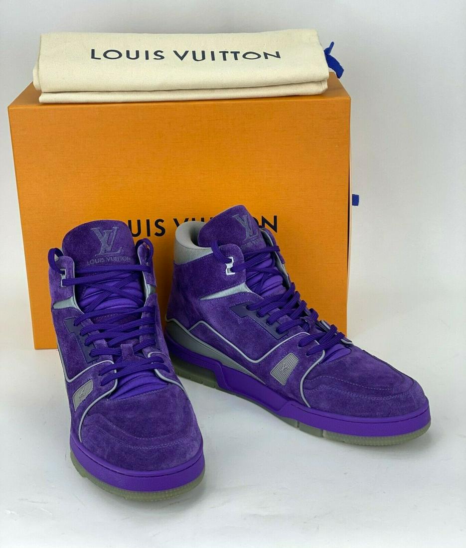 Purple store lv shoes