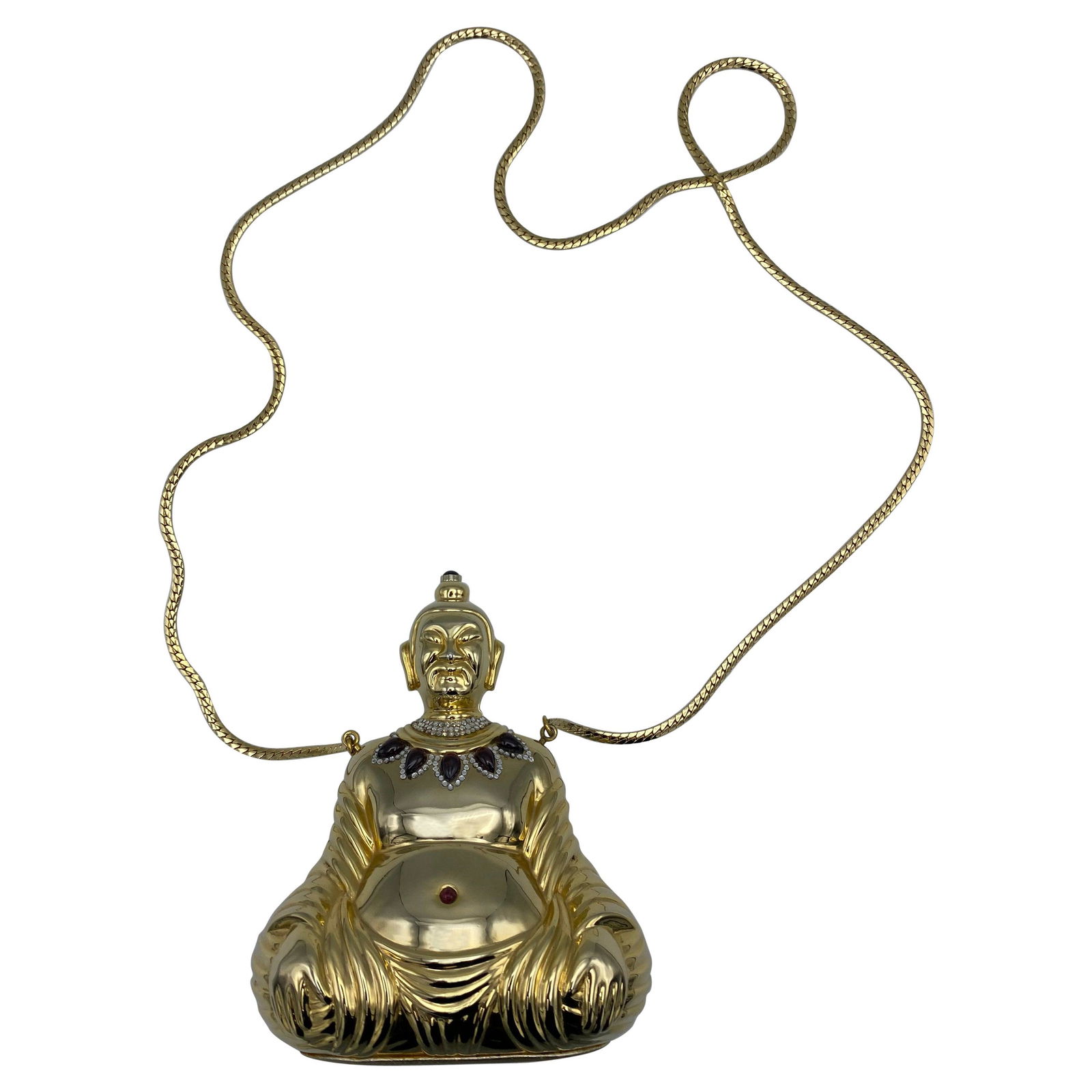 Vintage Judith Leiber Buddah Crossbody Clutch Handbag (1 of 13)