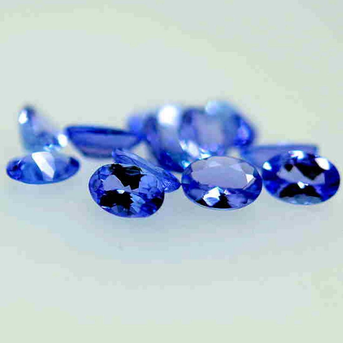5.30 Cts Amazing 12-Pcs Beautiful Tanzanite (1 of 2)