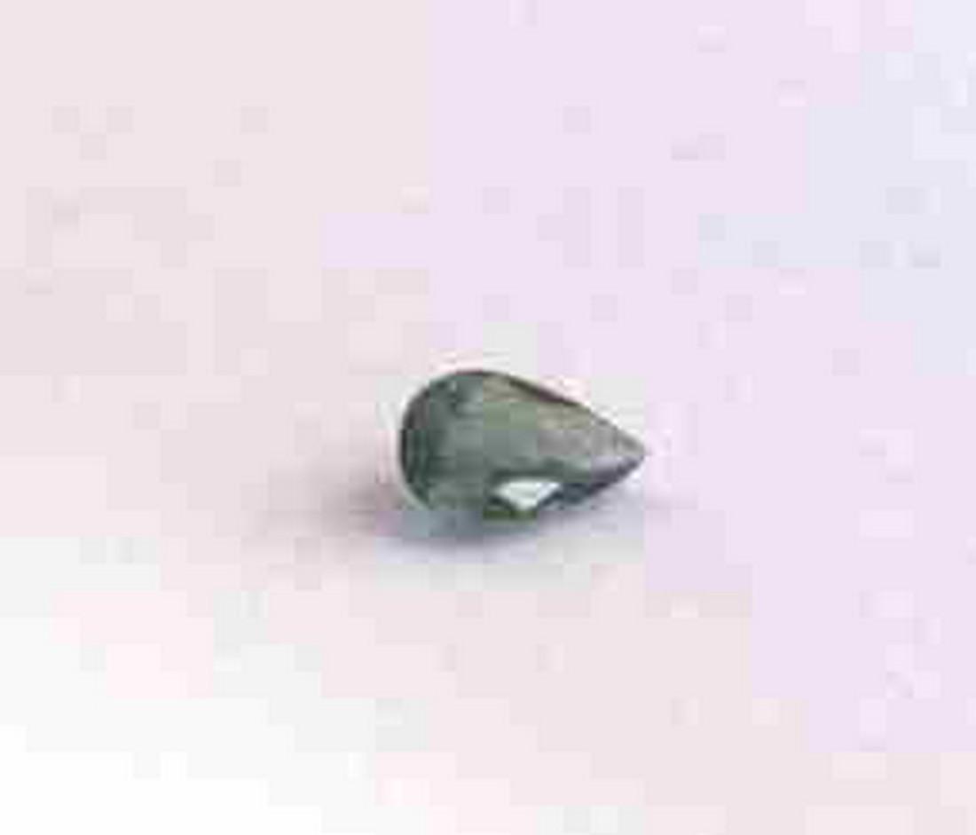 Natural Sapphire 0.24ct Pear Greenish Blue VVS (1 of 1)