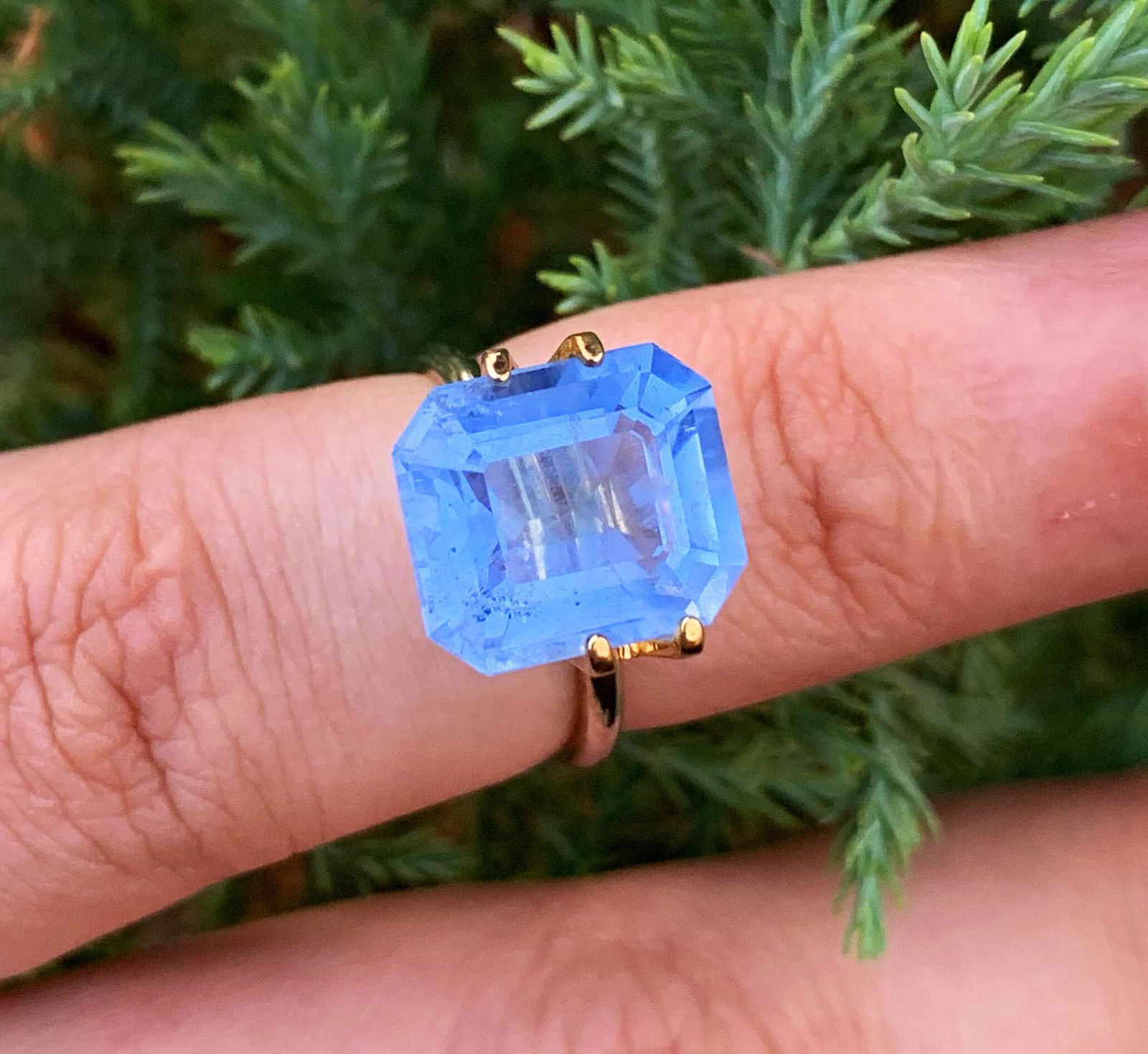 Deep Blue Aquamarine Loose Gemstone, 6.5 Carat, for (1 of 4)