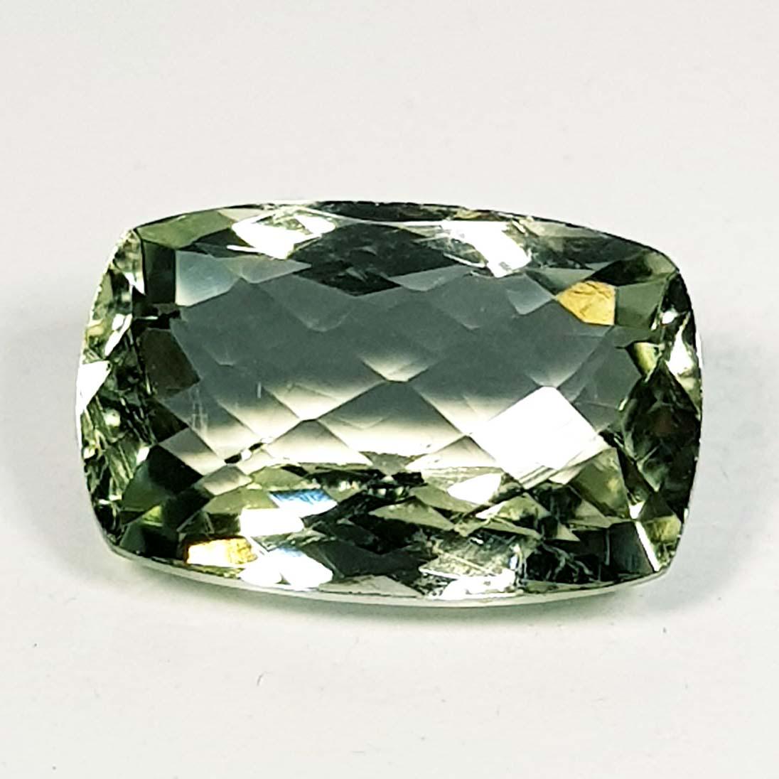 Natural Green Amethyst Cushion Cut 5.08 Ct (1 of 5)