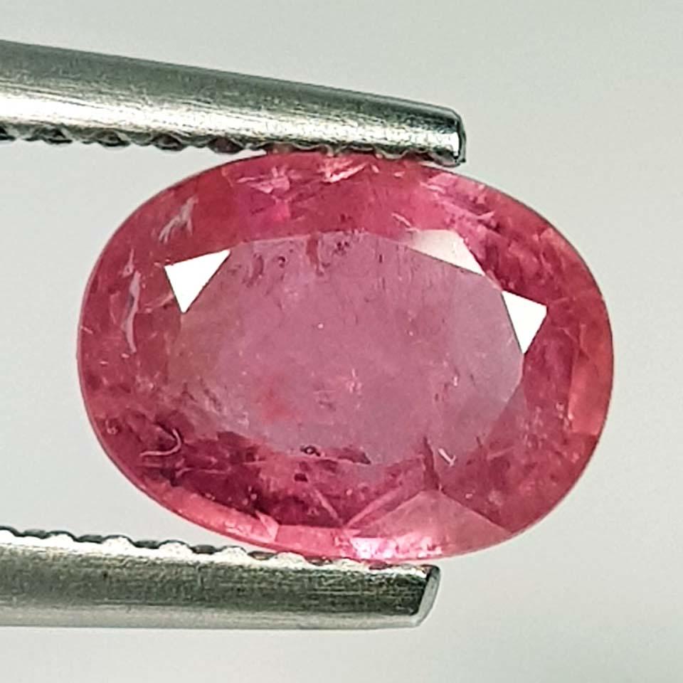 1.66 ct Natural Pink Sapphire: No Reserve! Title: 1.66 ct Natural Pink Sapphire Color/Clarity: Loosegemstone Gemstones: VS Carat Weights: 1.66 Size/Dimensions: 8.10 x 6.00 x 3.30 Additional Information: Oval - Burma Shipping: Dom