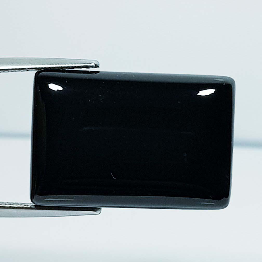 24.53 Ct Natural Black Agate (1 of 5)