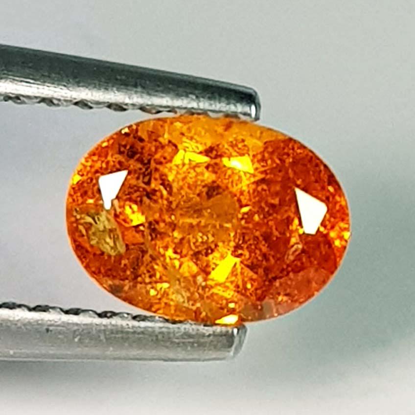 Natural Spessartite Garnet Oval Cut - 1.24 ct (1 of 5)