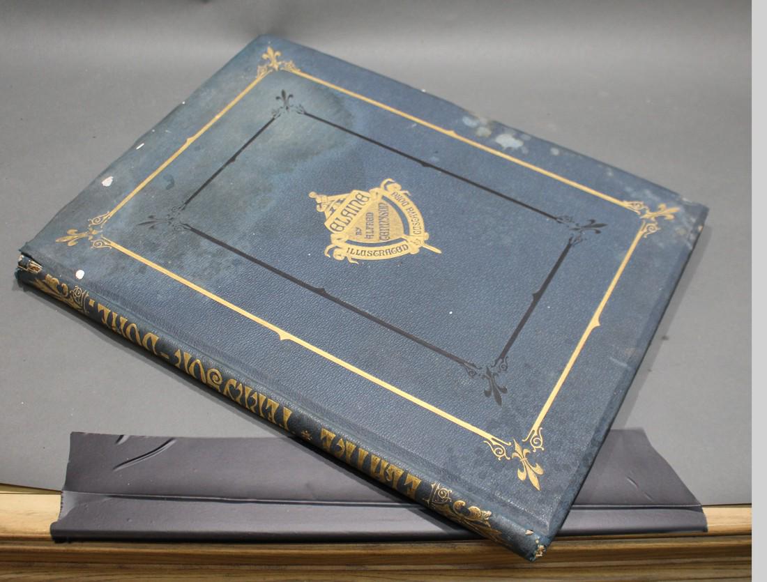 Elaine Alfred Tennyson Illustrated by Gustave Dore: Elaine by Alfred Tennyson Illustrated by Gustave Dore Published by Edward Moxon and Co., 1867 Large size Wear and mould damage as pictured Reserve: $61.20 Shipping: Domestic: Flat-r