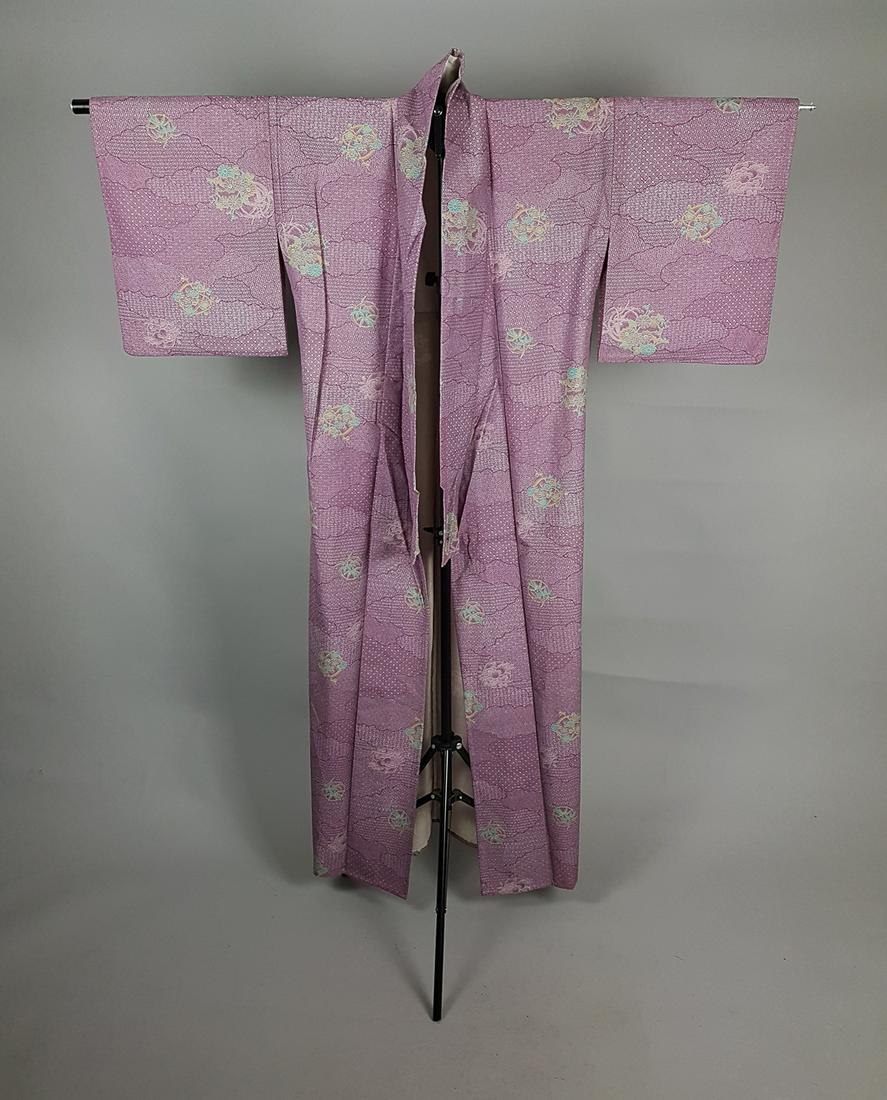 PURPLE FLORAL LINEN KIMONO (1 of 7)