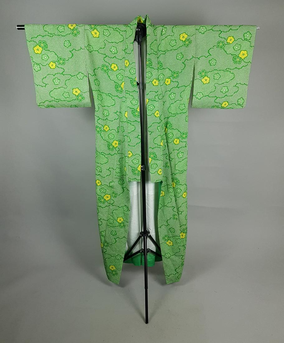 FLORAL GREEN COTTON KIMONO (1 of 9)