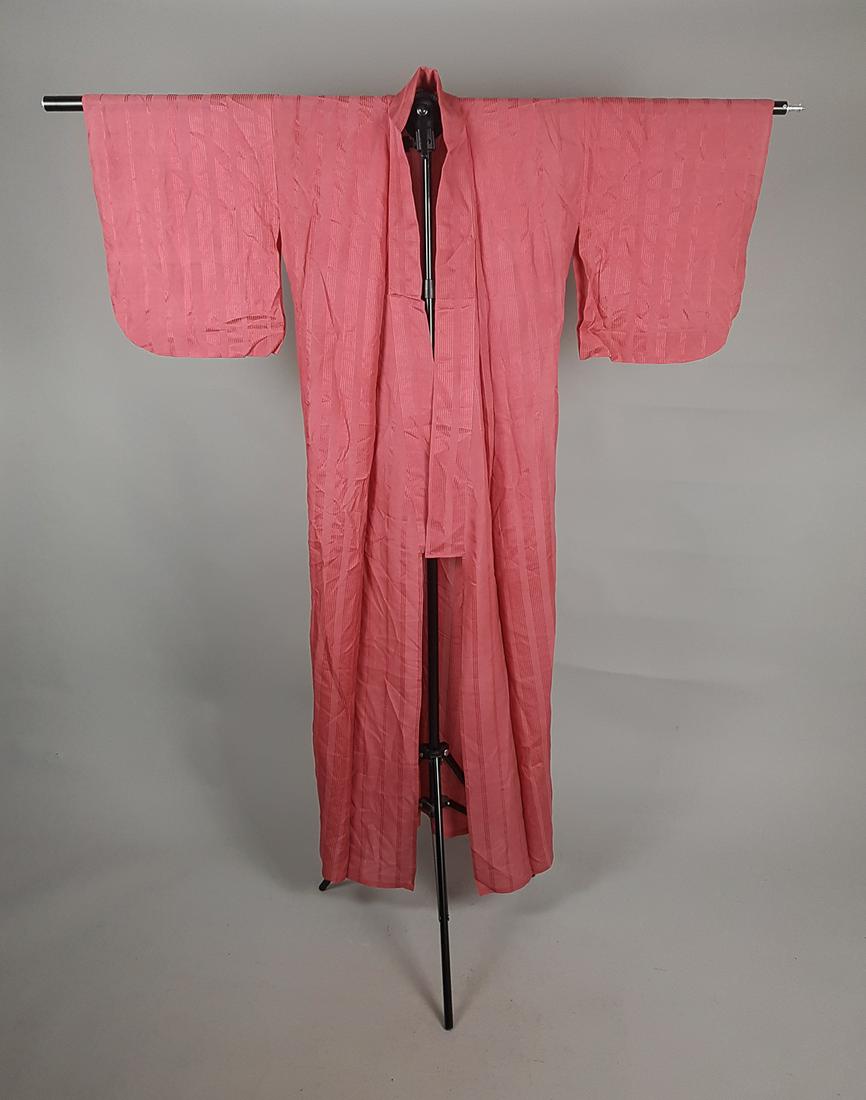PINK RED LINEN KIMONO (1 of 8)