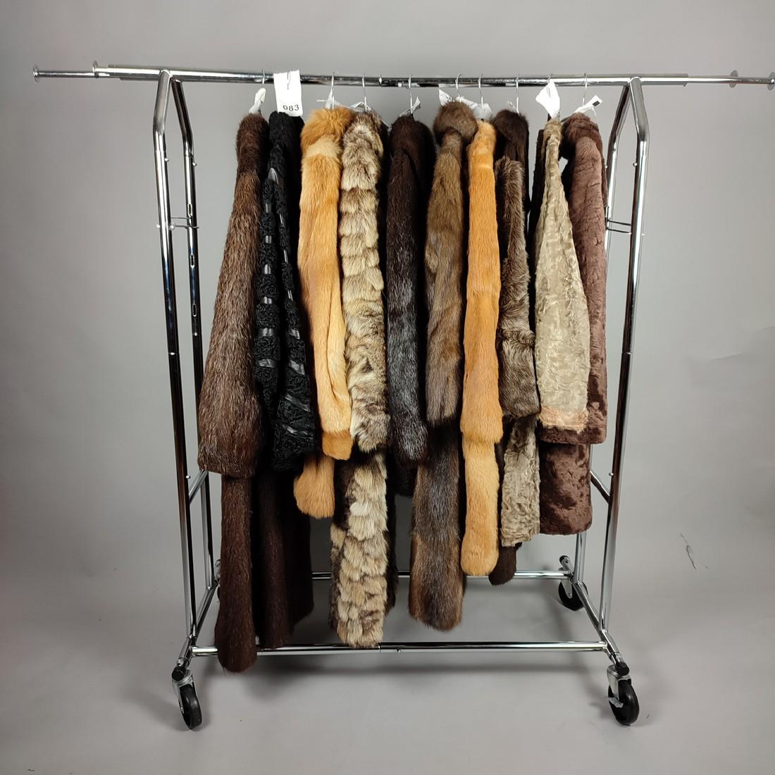COLLECTION OF 10 FURS COATS/JACKETS (1 of 11)