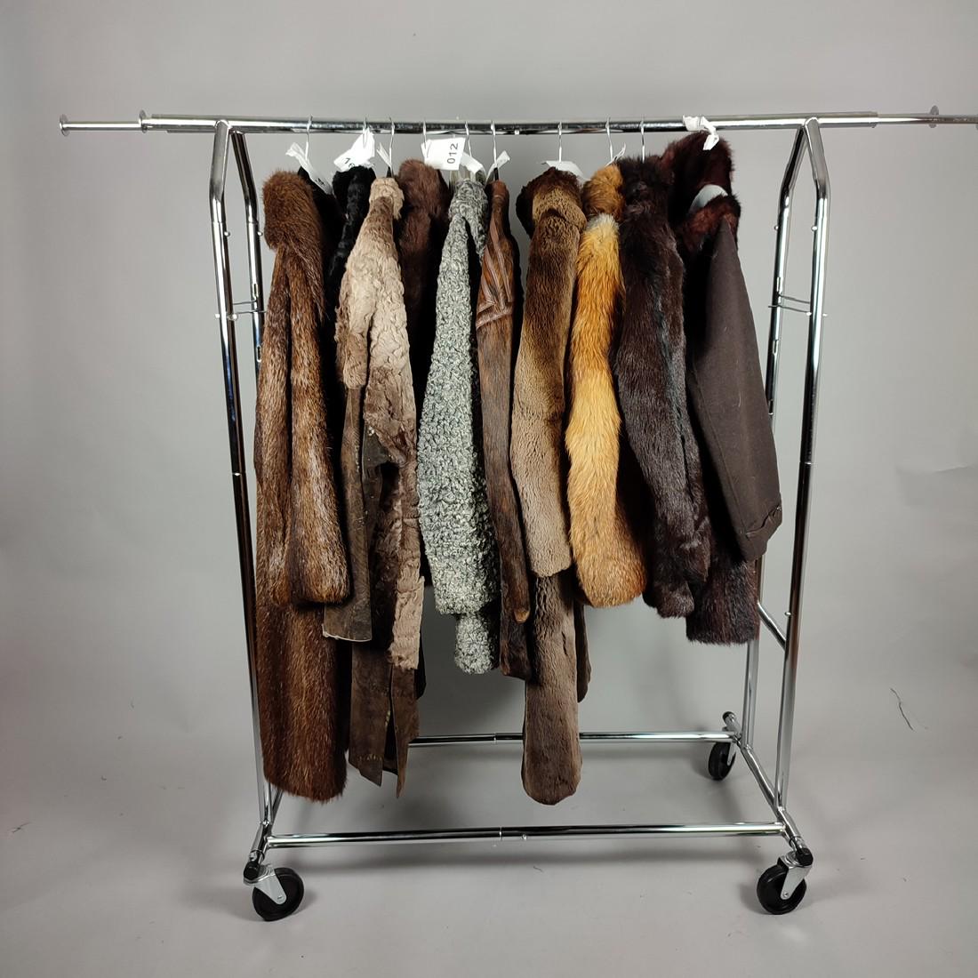 COLLECTION OF 10 FURS COATS/JACKETS (1 of 11)