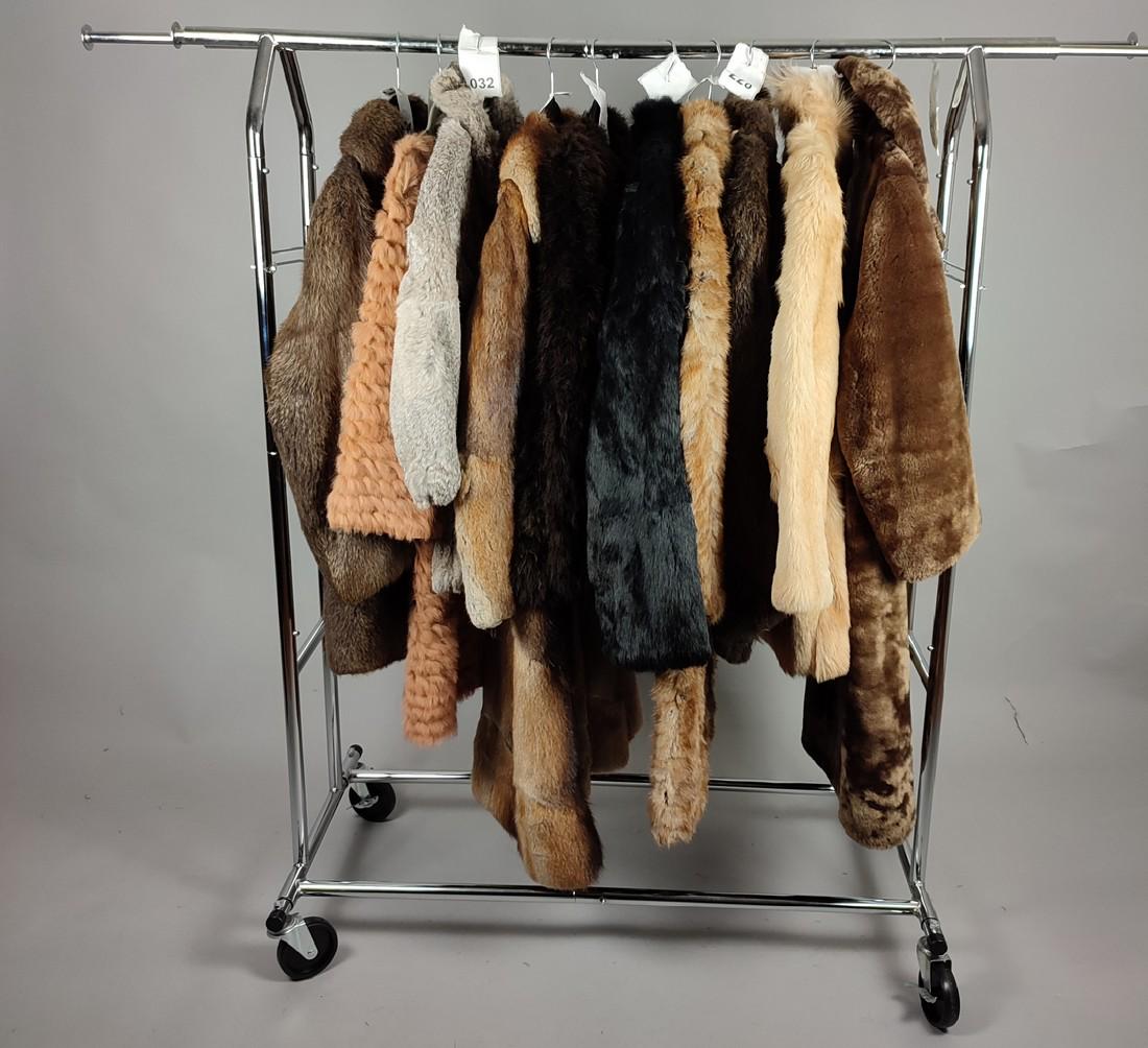 COLLECTION OF 10 FURS COATS/JACKETS (1 of 11)
