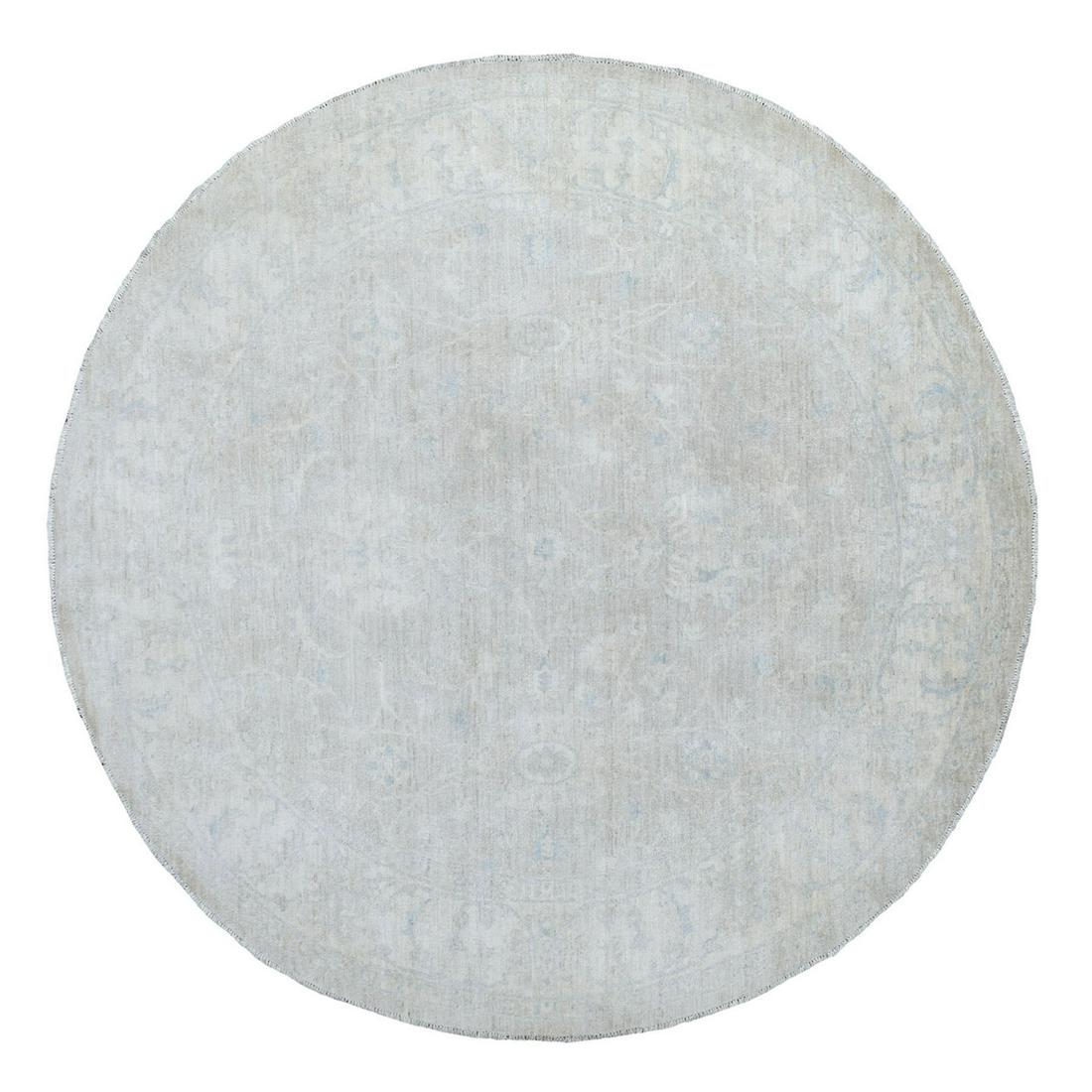 Soft Wool Round White Wash Peshawar with Light Colors (1 of 12)