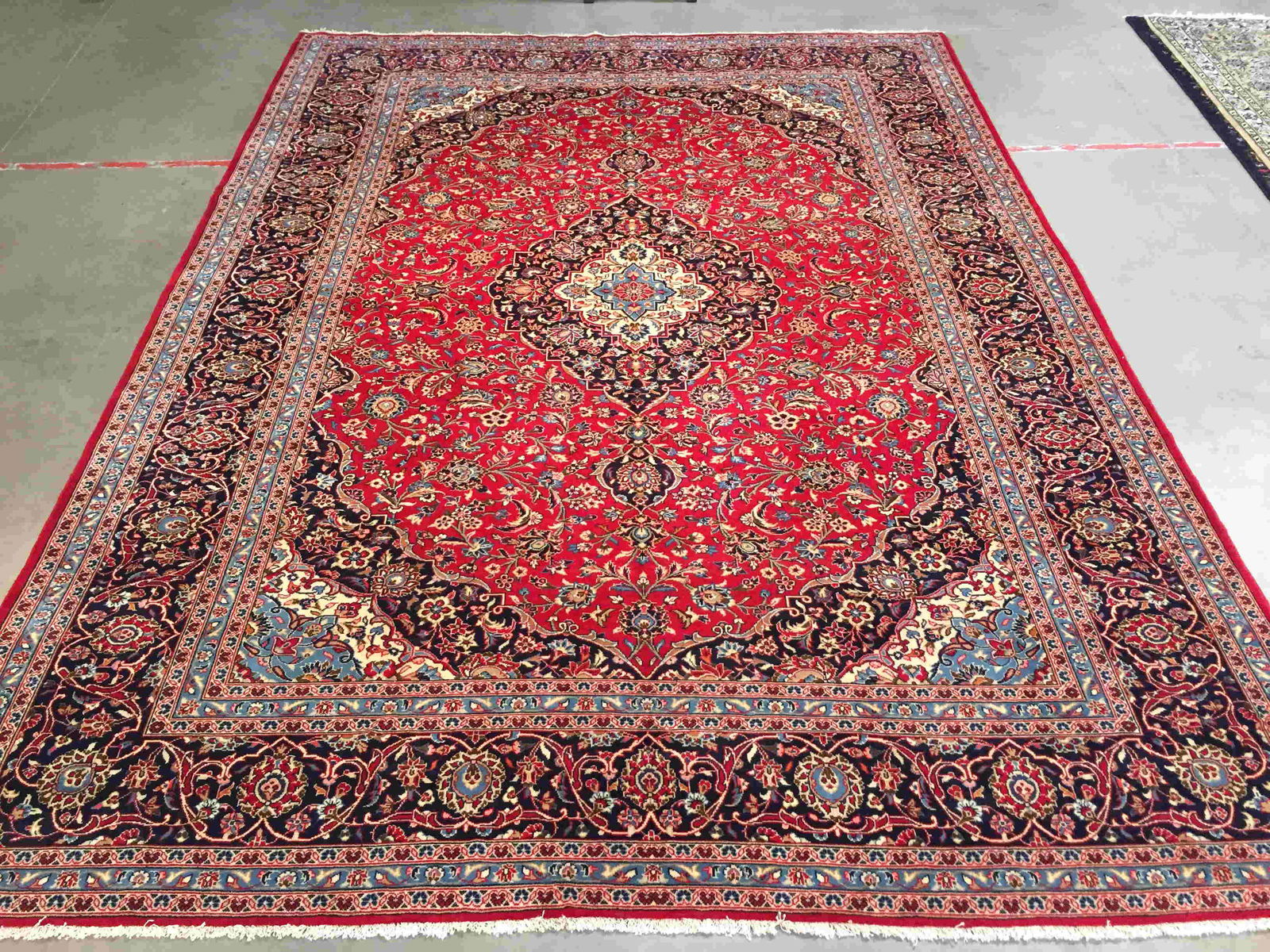 STUNNING PERSIAN KASHAN RUG 10' X13' (1 of 8)