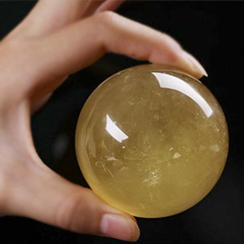 1pcs 40mm Large Natural Citrine Quartz Crystal Sphere (1 of 7)