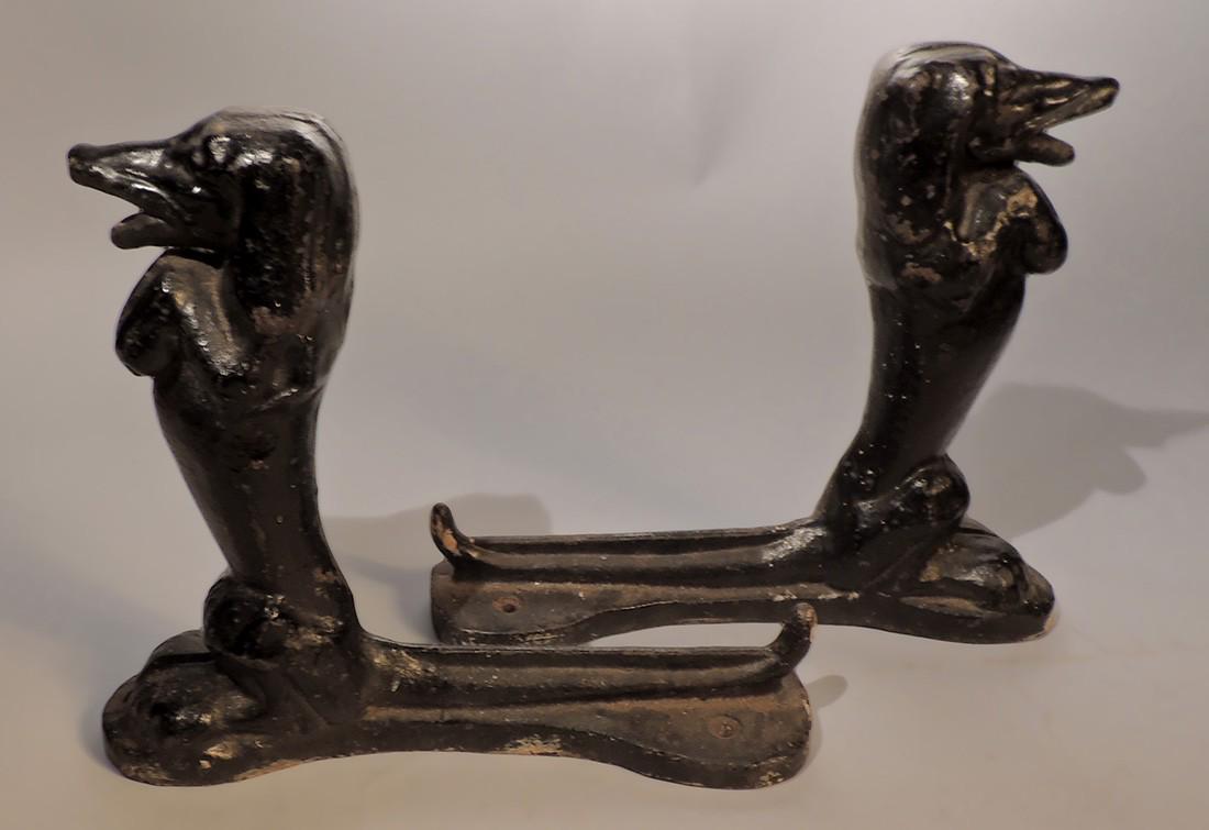 Cast Iron Dachshund Boot Scrapers (1 of 5)