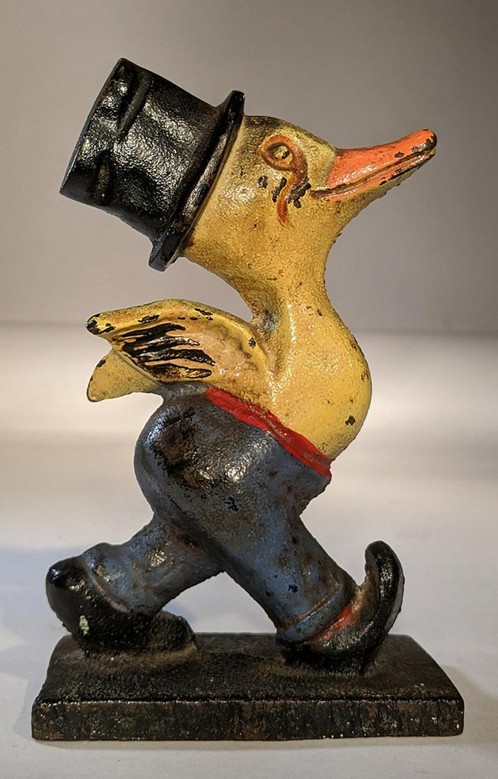 Jolly Duck Gentleman Doorstop c1930 (1 of 3)