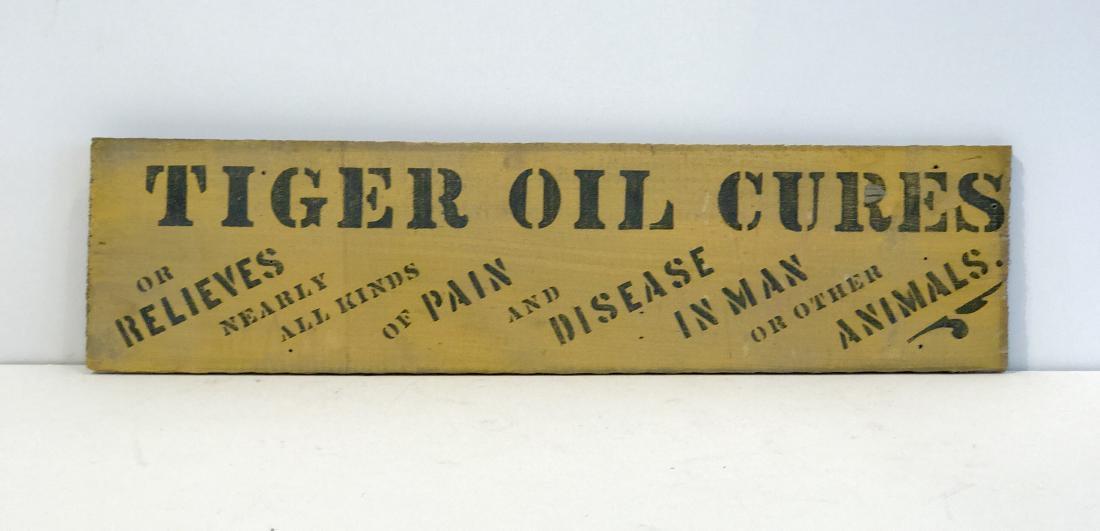 TIGER OIL Sign (1 of 8)