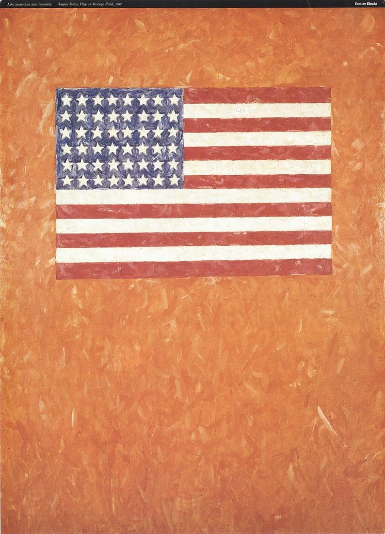 Jasper Johns - Flag On Orange Field - 1996 Offset (1 of 1)