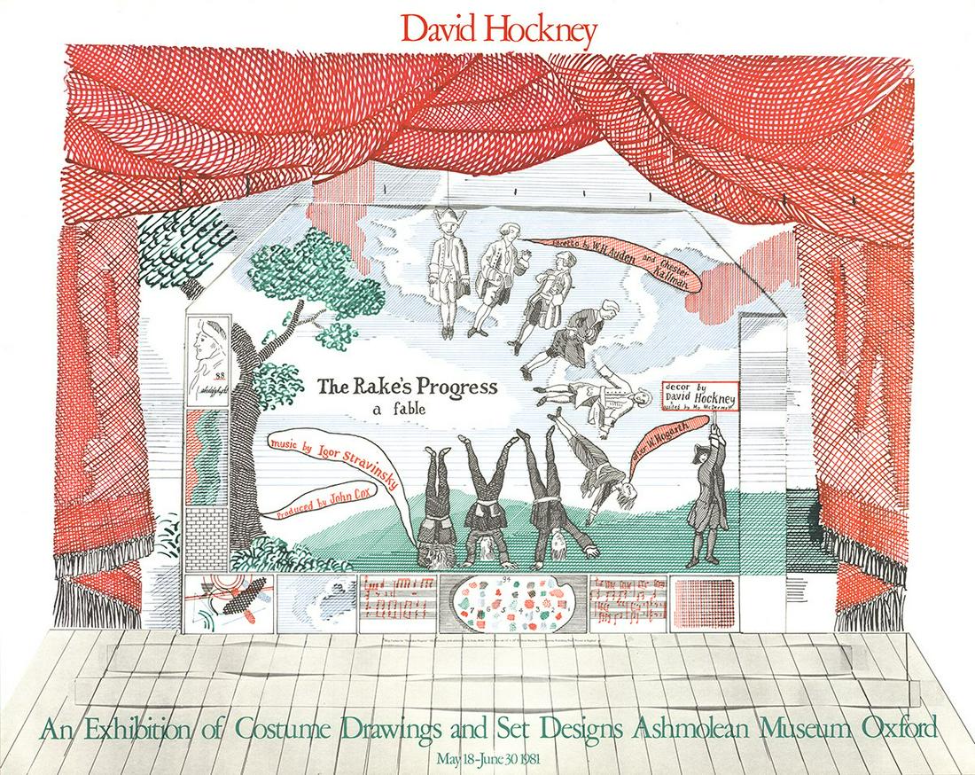 David Hockney - Stage Set Design from The Rakes (1 of 1)