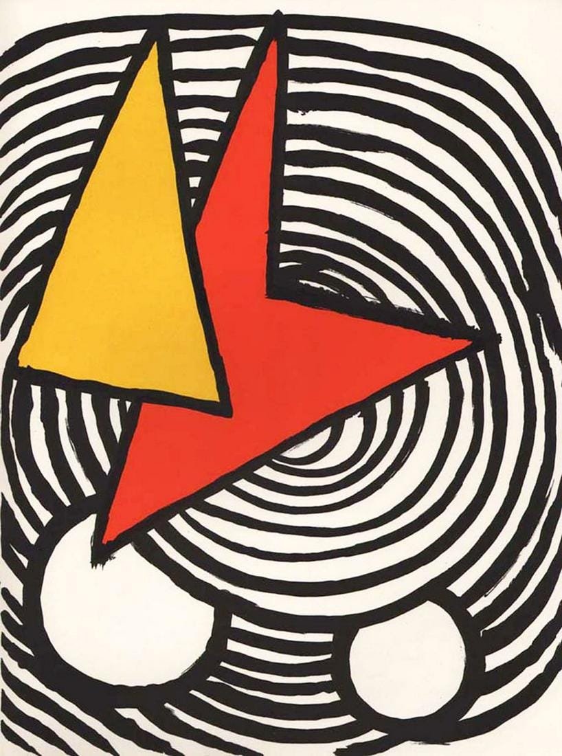 Alexander Calder original Lithograph 1973, DM47201 (1 of 1)