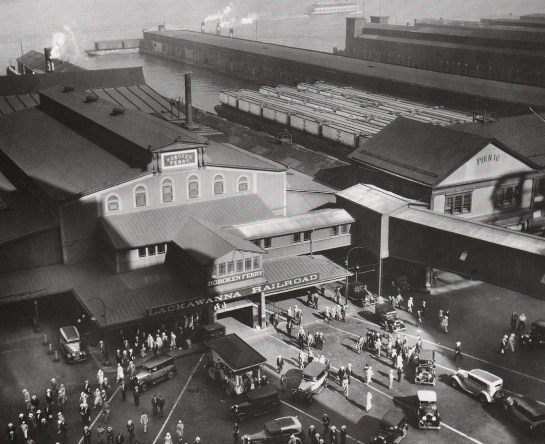 BERENICE ABBOTT- Hoboken Ferry Terminal, Barclay Street (1 of 1)