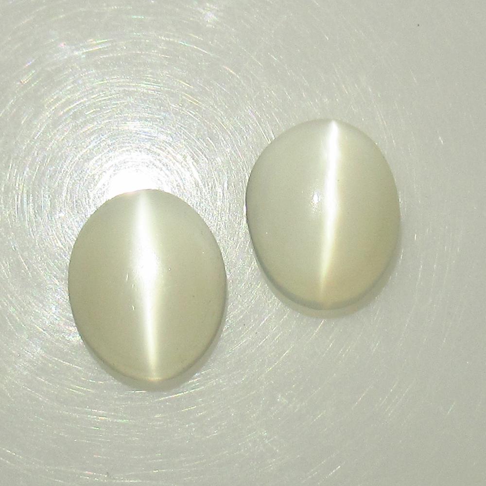 4.92 Ct Natural Moonstone Oval Pair (1 of 2)