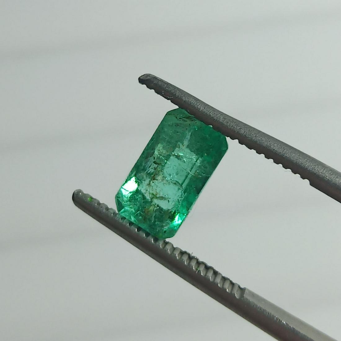 1.75 CTS NATURAL ZAMBIAN EMERALD OCTAGON CUT GOOD COLOR (1 of 4)