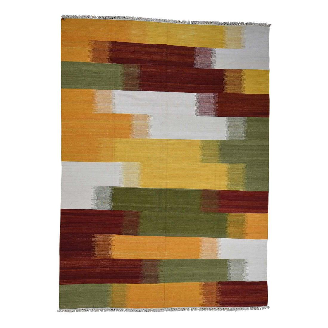 Hand Woven Flat Weave Dazzle Design Durie Kilim (1 of 12)