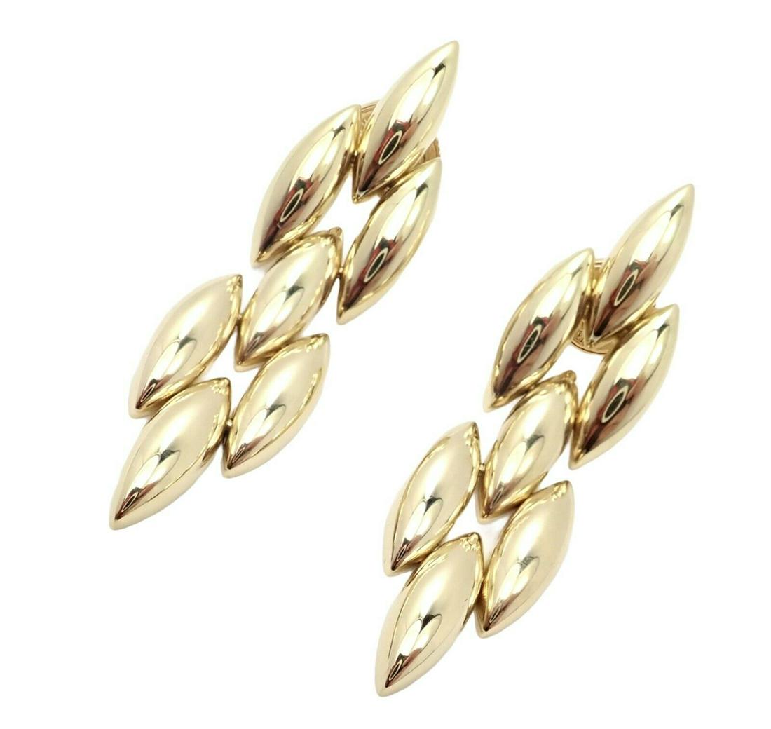 Authentic! Vintage Cartier Three Row Rice 18k Yellow (1 of 8)