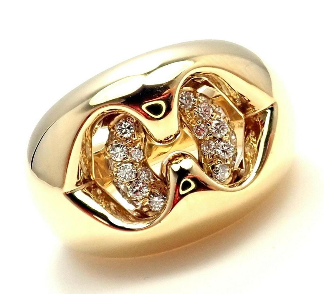 Rare! Authentic Bvlgari Bulgari 18k Yellow Gold Diamond (1 of 8)