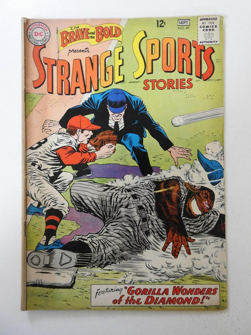 Brave and the Bold #49: No Reserve! Brave and the Bold #49 - VG- Centerfold detached at bottom staple Shipping: Domestic: Flat-rate of $9.99 (1-8 items) or $19.99 (9+ items) to anywhere within the contiguous U.S. Internation