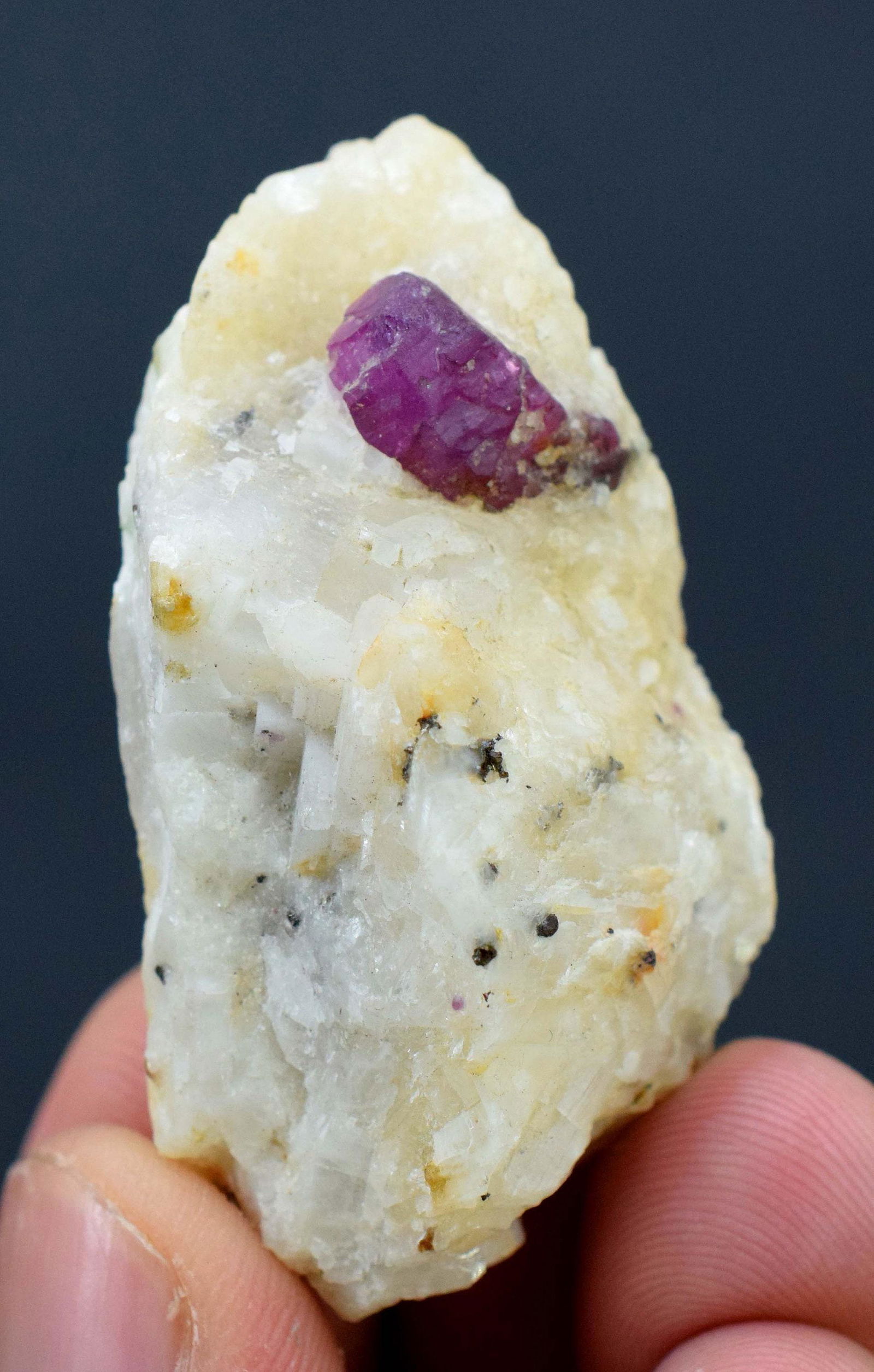 27 Gram Terminated And Undamaged Fluorescent Ruby (1 of 4)