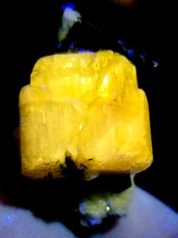 20 Gram Top Quality Flourescent Apatite With Tourmaline (1 of 10)