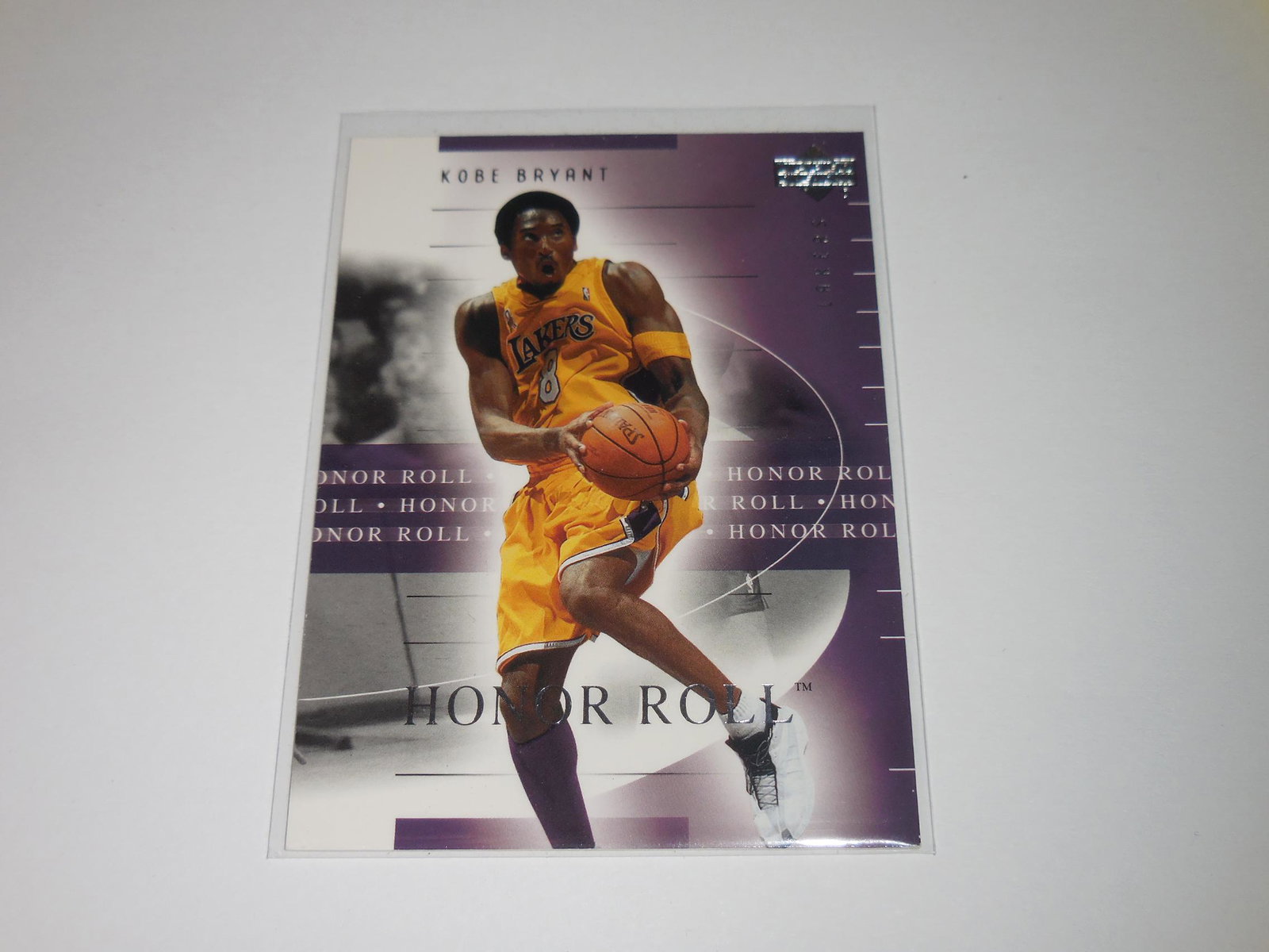 2001-02 UD HONOR ROLL #38 KOBE BRYANT (1 of 2)