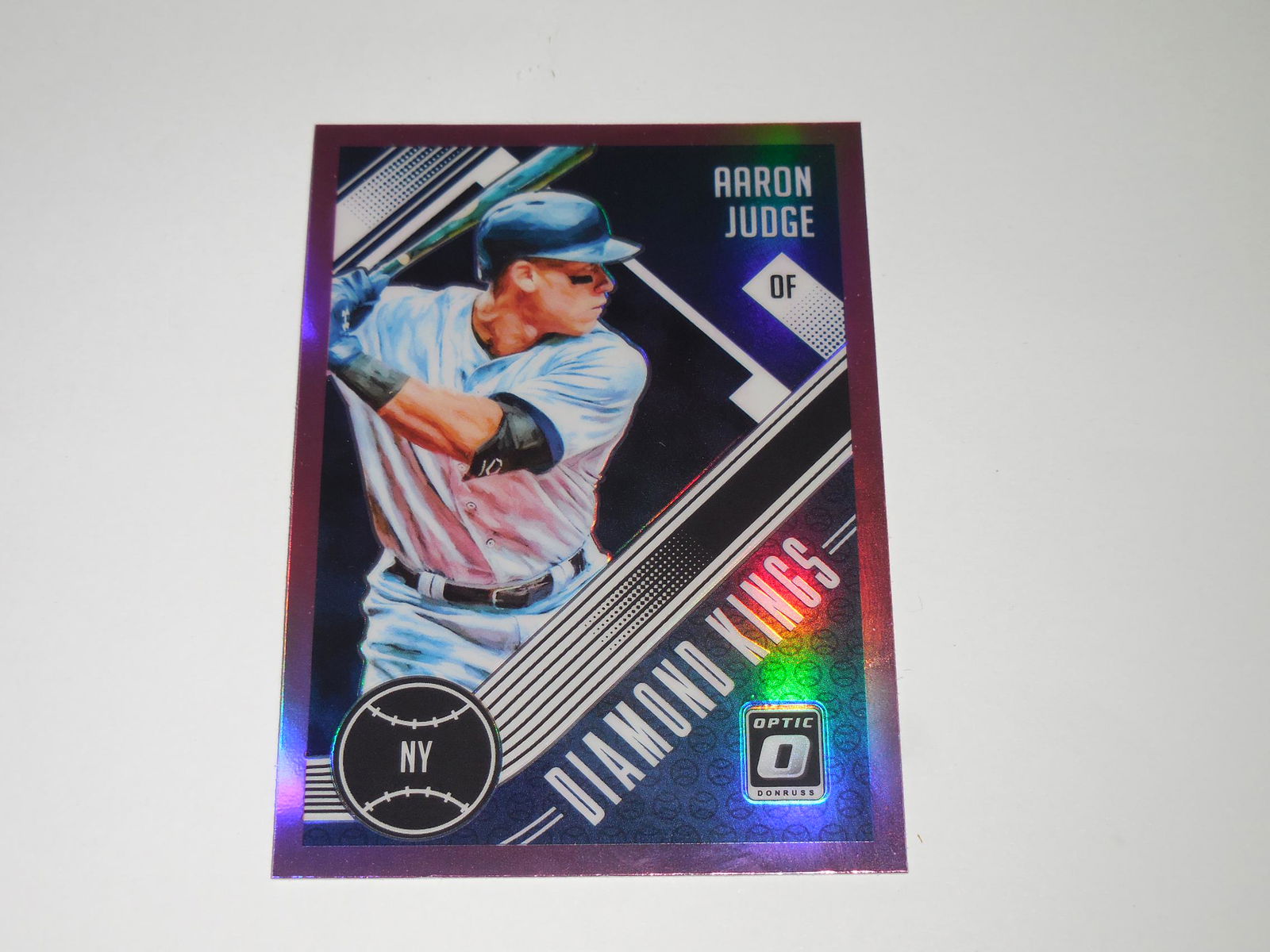 2018 DONRUSS OPTIC AARON JUDGE DIAMOND KINGS PINK PRIZM (1 of 2)
