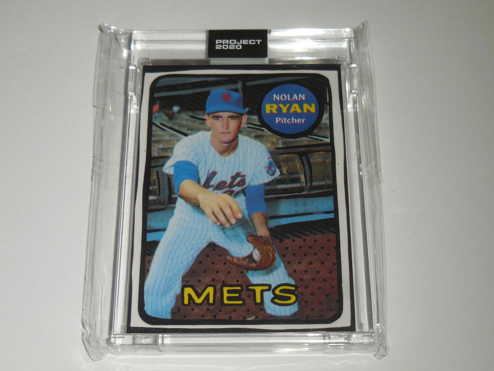 TOPPS PROJECT 2020 1969 TOPPS NOLAN RYAN ART CARD (1 of 2)