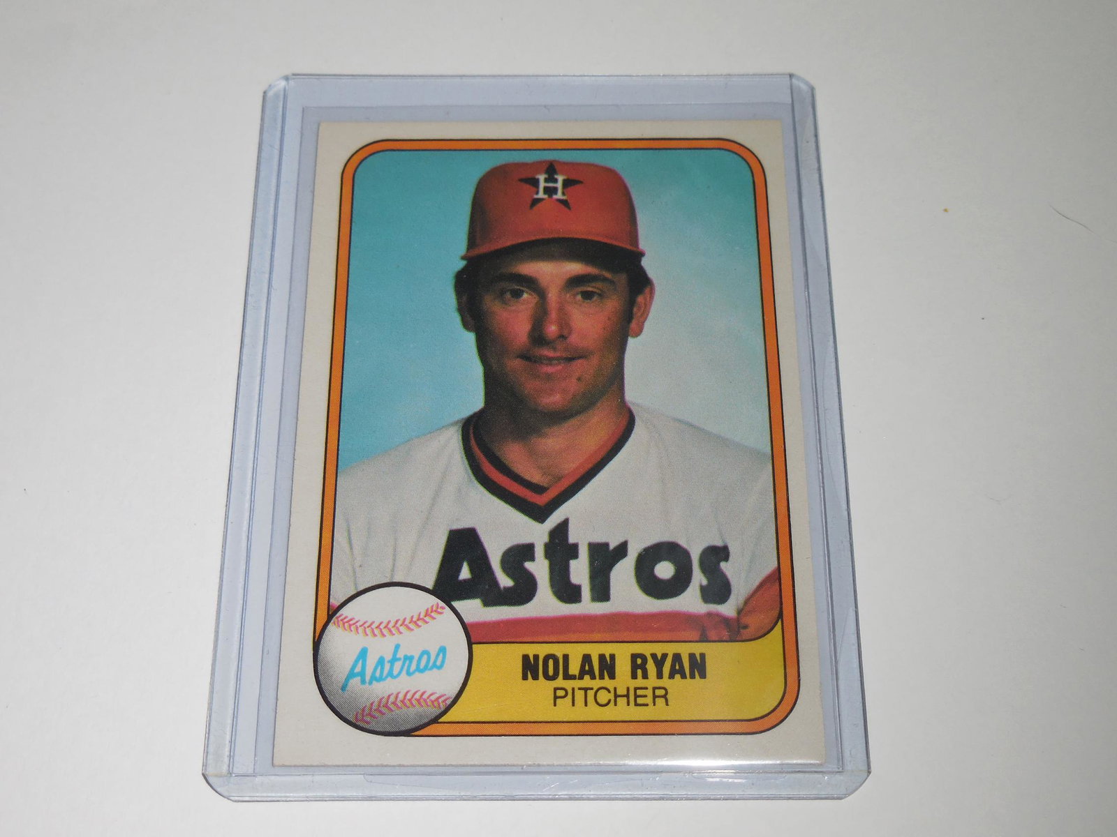 1981 FLEER #57 NOLAN RYAN HOUSTON ASTROS (1 of 2)