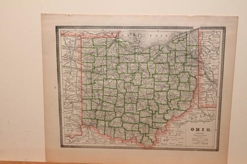 1884 Ohio Map (1 of 3)