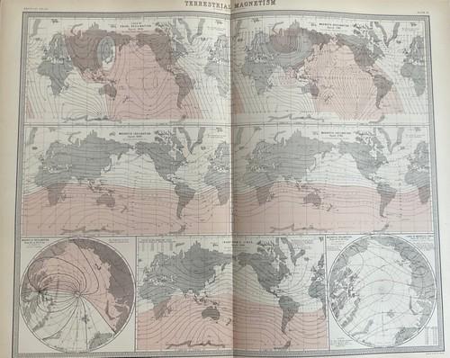 The magnetic fields of the earth. 1856 by K. Johnston, (1 of 4)