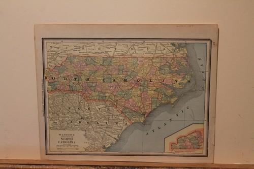 1885 North Carolina Map (1 of 3)