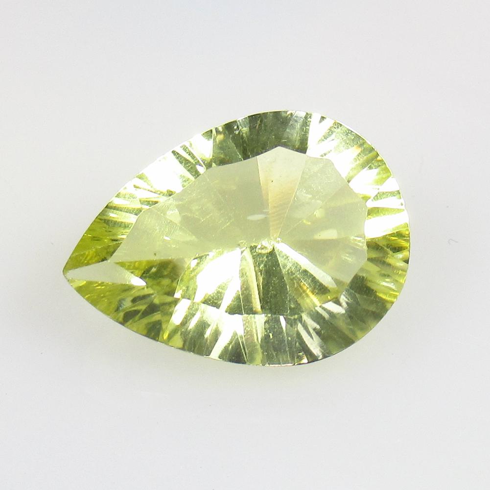 8.43 Ctw Natural Lemon Quartz Concave Cut: No Reserve! Title: 8.43 Ctw Natural Lemon Quartz Concave Cut Stone Clarity: VVS Gemstone: Lemon Quartz Carat Weight: 8.43 Dimesnions: 16.50 x 12.10 x 8.10 mm Additional Information: Good Luster / Top 