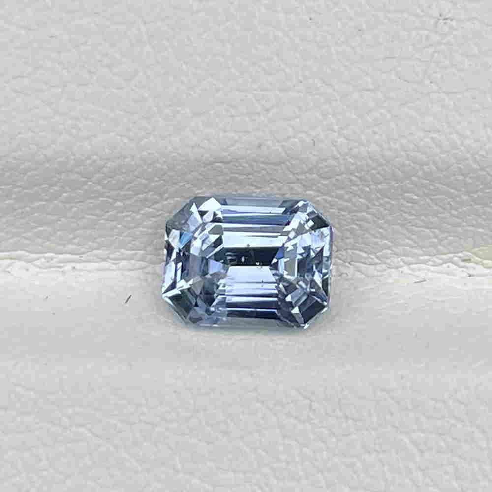 Natural Unheated Blue Sapphire 1.63 Cts Emerald Cut Sri (1 of 5)