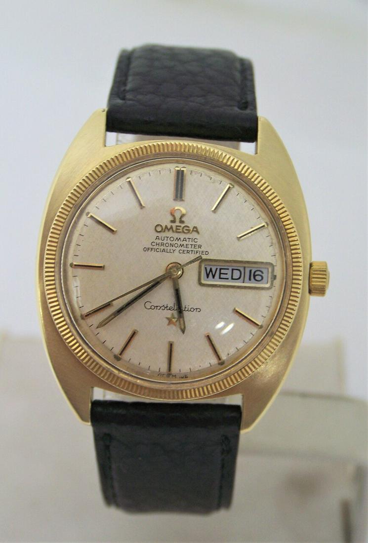 14k & SS OMEGA CONSTELLATION CHRONOMETER Automatic Day (1 of 12)