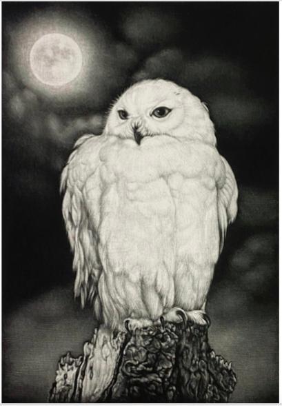 KOJI IKUTA (B. - 1938) : FULL MOON (1 of 1)