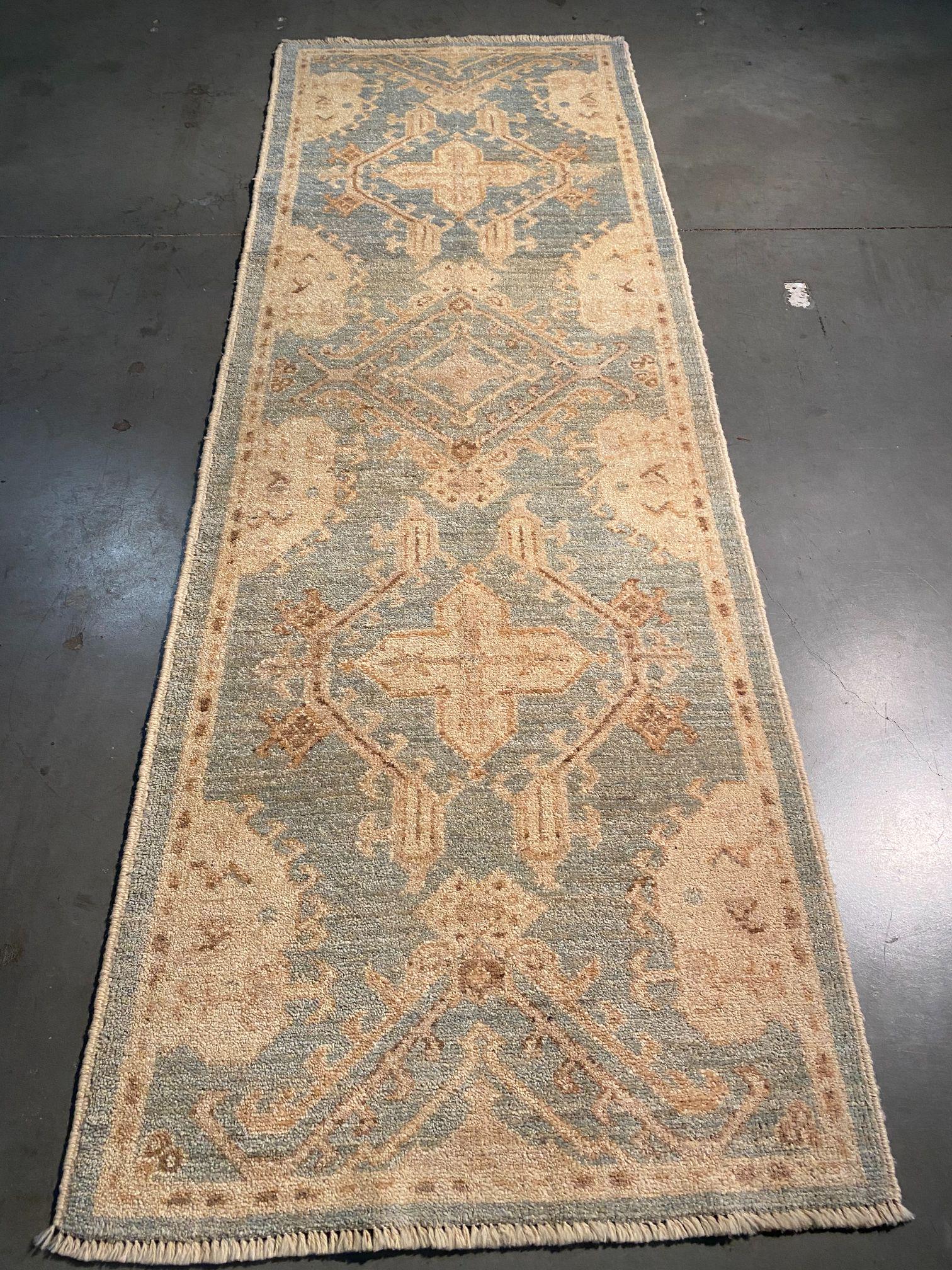 Exquisite Oushak Runner 3x8.5 (1 of 10)