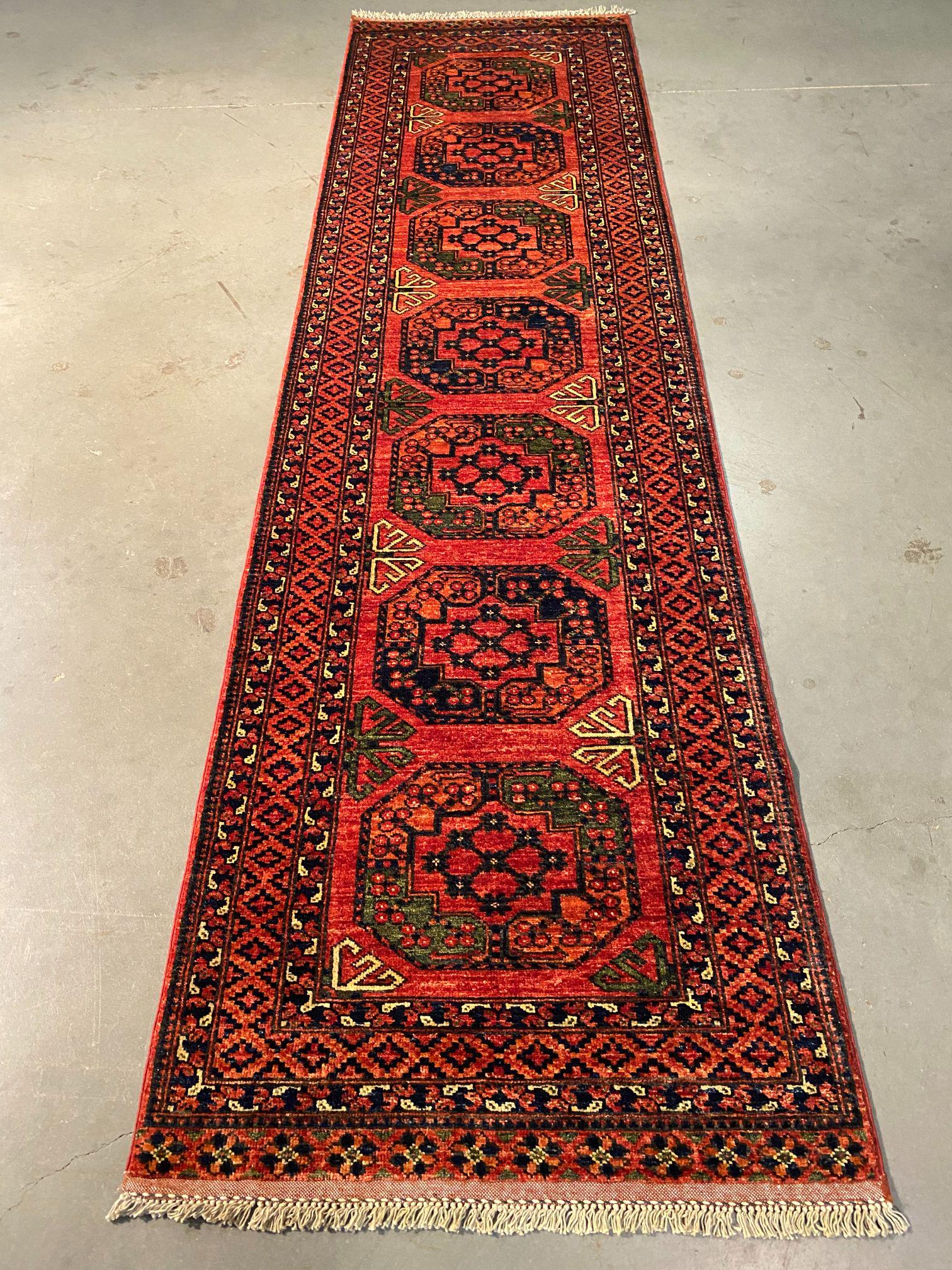Stunning Fine Kazak Runner 2.7x9 (1 of 6)
