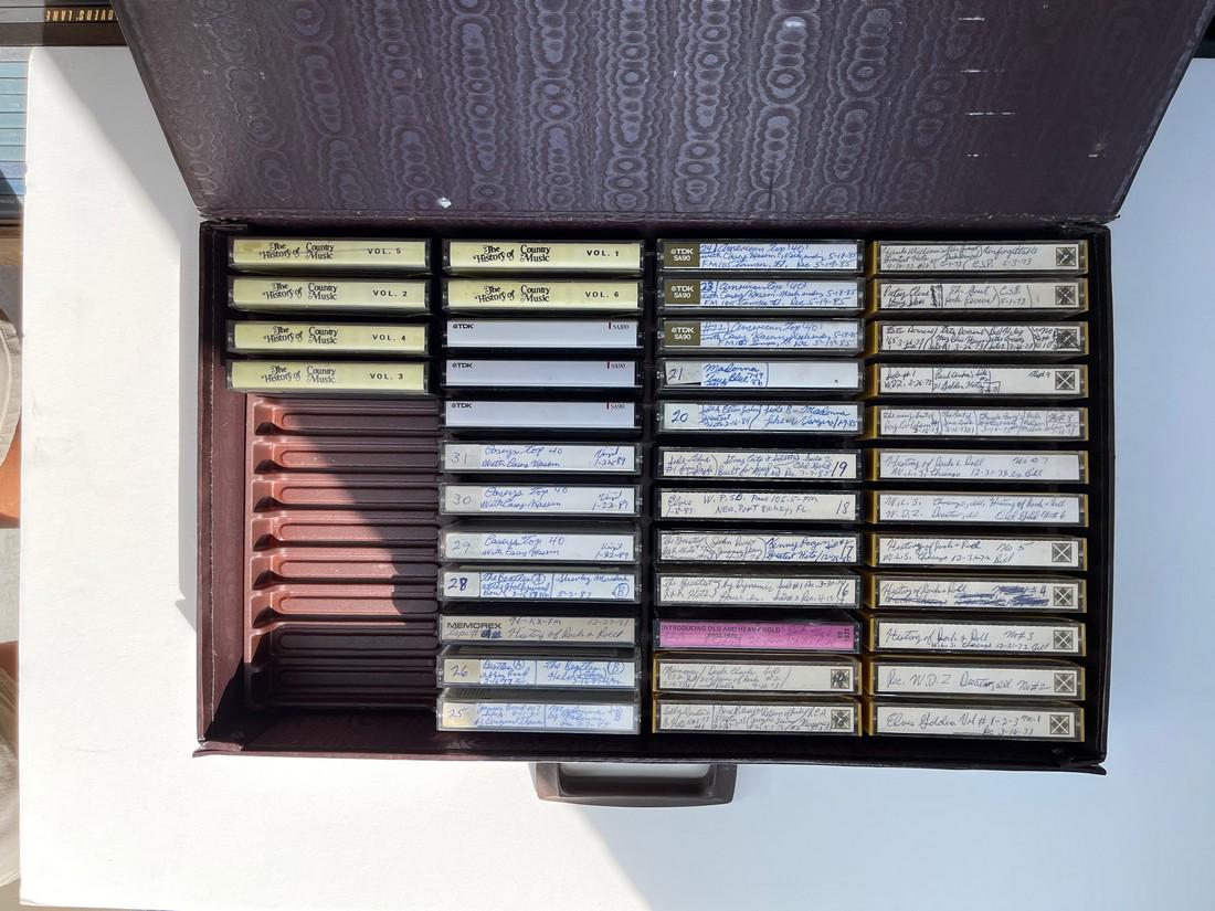 BOX OF PRE-RECORDED CASSETTE TAPES #2: CASEY KASEM, BEATLES, RADIO STATION 1970 - 1980 AND MANY OTHERS Reserve: $5.00 Shipping: Domestic: Flat-rate of $15.00 to anywhere within the contiguous U.S. International: Foreign shipping rates are 