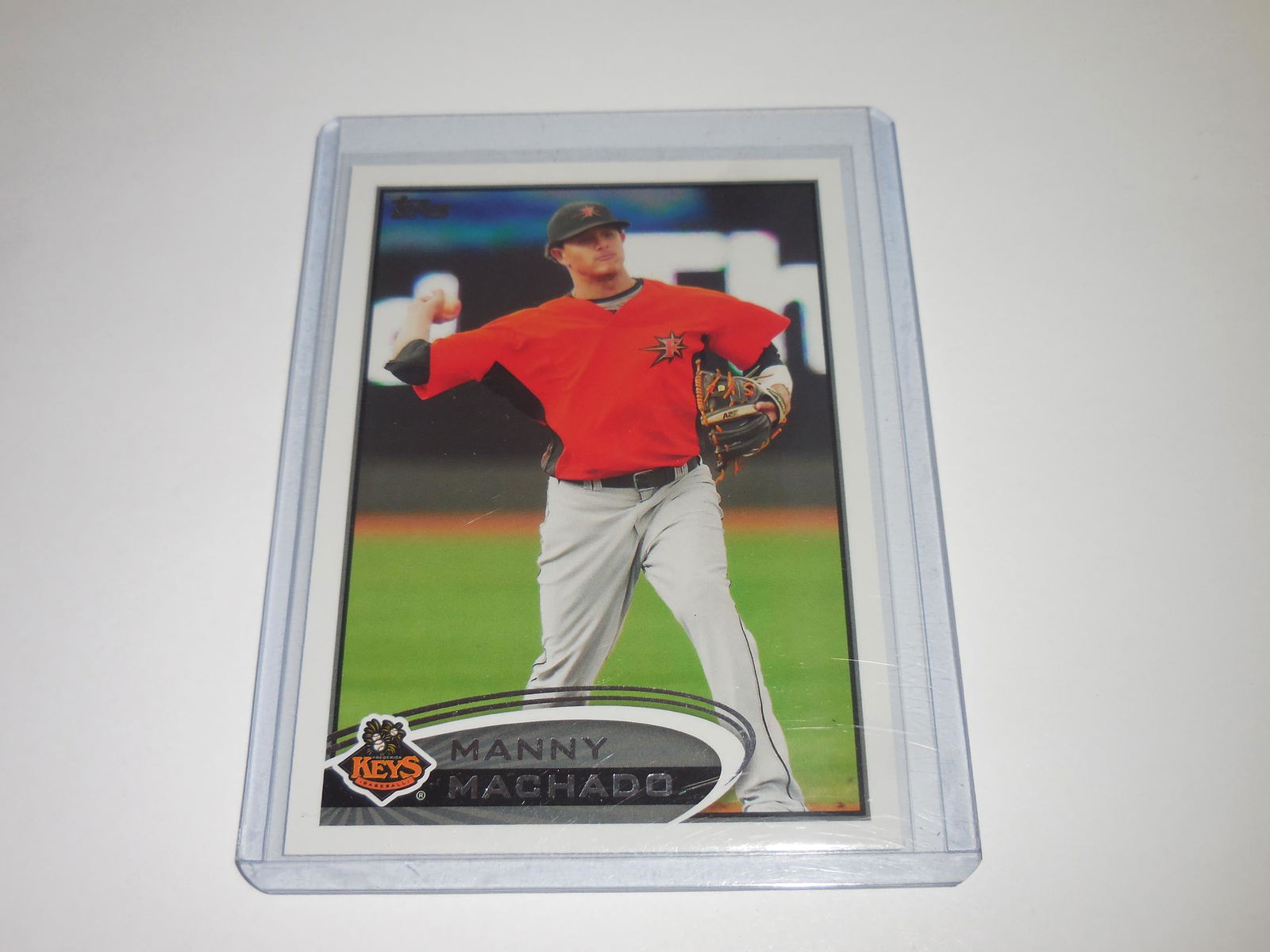 2012 TOPPS MANNY MACHADO MINOR LEAGUE ROOKIE CARD (1 of 2)